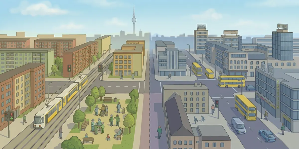 invisible Berlin wall